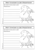 Vorschau - Arbeitsblätter - Forscherheft - Wiese - Seite 2