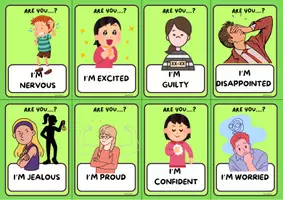 Vista previa - Unidades / Secuencias / Situaciones de Aprendizaje - Are you..? Roleplay Emotions cards - página 3