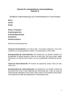 Vorschau - Stundenentwürfe - Materialpaket Unterrichtsentwürfe Deutsch Grundschule - Seite 1