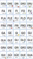 Vista previa - Hojas de trabajo - Tarjetas de Sílabas - página 1