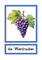 Vorschau - Bildkarten - Tafelkarten Obst in A4 und A5 - Seite 3