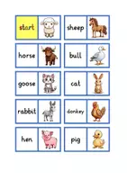 Vorschau - Spiele - Domino farm animals - Deckblatt