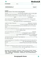 Vorschau - Arbeitsblätter - Energiequelle Sonne - Arbeitsblätter - Deckblatt