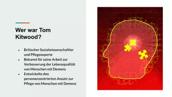 Vorschau - Präsentationen/Tafelbilder - Der person-zentrierte Ansatz von Tom Kitwood (1) - Seite 1