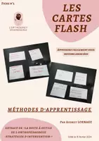 Aperçu - Apprentissages en autonomie - Méthode des CARTES FLASH : apprendre par coeur - Page de couverture