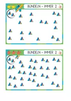 Vorschau - Fördermaterial/Inklusion - Mengenkarten 2er-Bündel ab 3 Jahren – 24 Karten | Kita, Vorschule, Förderung | dreifach differenziert - Seite 3