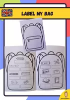 anteprima - Esercizi - Pack Labels: Etichette per il vocabolario - Pagina 1