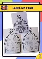 anteprima - Esercizi - Label my farm (Farm animals) - Pagina di copertina