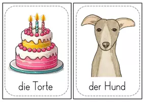 Vorschau - Arbeitsblätter - Die Torte ist weg Arbeitsblätter und Tafelmaterial - Seite 2