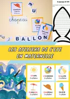 Aperçu - Préparation de séance / Séance complète - Les ateliers de l'été en Maternelle (PS MS GS CP ULIS) - Page 2