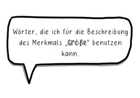 Vorschau - Arbeitsblätter - Merkmale Gegenstandsbeschreibung (Präsentationsmaterial) - Deckblatt