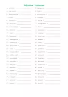 Vorschau - Arbeitsblätter - Adjectives and Antonyms: Worksheet - Seite 2