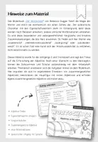 Vorschau - Arbeitsblätter - "Adjektive erforschen" mit dem Bilderbuch "Der Wortschatz" - Arbeitsheft - Seite 1
