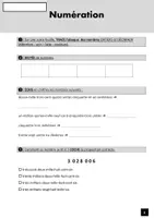 Aperçu - Feuilles d'exercices - Petit dossier n°1 numération révisions CEB (5-6) - Page de couverture