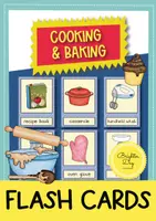 anteprima - Flashcard - In the kitchen: cooking and baking - 56 flash cards // Carte illustrate e con parole (Inglese) - Pagina di copertina