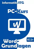 Vorschau - Arbeitsblätter - 📦Materialpaket PC-Grundlagen: Textverarbeitung (Word) & Animation (PowerPoint)🖥️ - Seite 1
