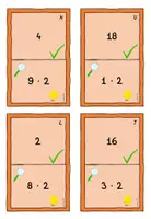 Vorschau - Spiele - Rechenspaziergang 2er Reihe Multiplikation - Seite 3