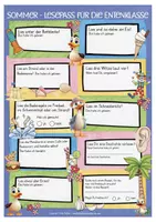 Vorschau - Arbeitsblätter - Entenklasse Sommerferien Lesepass Klassentier Ente - Seite 1