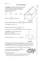Vorschau - Test - Vier Tests (inkl. Lösungen) - Klasse 10 (Vektorrechnung) - Seite 1