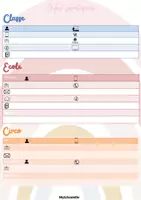 Aperçu - Outils du professeur - Infos pratiques Macaron Pastel - Page de couverture