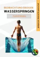 Vorschau - Arbeitsblätter - Materialpaket: Wasserspringen (Schwimmen) - Seite 1