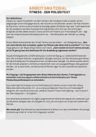 Vorschau - Arbeitsblätter - Fitness mit Motivation - der Polizeitest - Seite 1