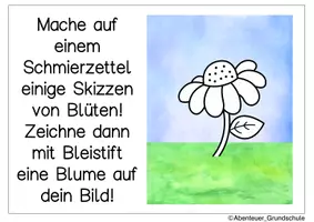 Vorschau - Mal- und Bastelvorlagen - Kunstidee Sommer Biene - Seite 2