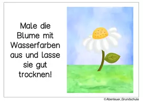 Vorschau - Mal- und Bastelvorlagen - Kunstidee Sommer Biene - Seite 3