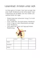 Vorschau - Arbeitsblätter - Leserätsel "Zirkus" / Logicals - Seite 3