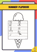 Vista previa - Manualidades / Dibujos para colorear - Summer flipbook - Portada