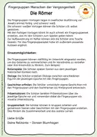 Vorschau - Arbeitsblätter - Fingerpuppen: Römer im römischen Reich - Seite 1
