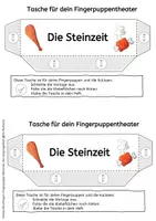 Vorschau - Arbeitsblätter - Fingerpuppen: Menschen in der Steinzeit - Seite 3