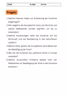Vorschau - Arbeitsblätter - Die Eurokrise - 6 Fragen zum Text - Seite 2