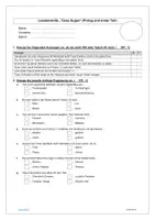 Vorschau - Arbeitsblätter - Lesekontrollen: K. Bendixen - Taras Augen (inkl. Lösung) - Seite 1
