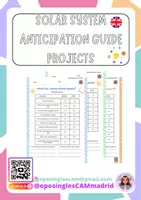 Vista previa - Hojas de trabajo - Anticipation guide SOLAR SYSTEM 🪐 - Portada