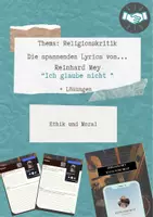 Vorschau - Arbeitsblätter - Philosophieren mit Musik: Religionskritik - Deckblatt