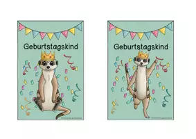 Vorschau - Bildkarten - Erdmännchenklasse - Geburtstagsschilder / Geburtstagsaufsteller - Seite 2