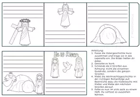 Vorschau - Arbeitsblätter - Leporello zur Ostergeschichte - das Kirchenjahr (ev.) - Seite 2