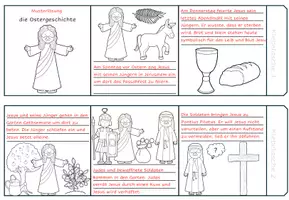 Vorschau - Arbeitsblätter - Leporello zur Ostergeschichte - das Kirchenjahr (ev.) - Seite 3