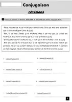Aperçu - Feuilles d'exercices - Dossier n°2 - révisions conjugaison CEB 5è-6è - Page de couverture