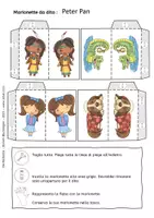 anteprima - Materiale per pittura e bricolage - Peter Pan - Pupazzi dito - Marionetta - Favola - Pagina 3