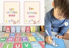 Aperçu - Apprentissages en autonomie - Flashcards alphabet, cartes alphabet, apprendre l'alphabet - Page de couverture