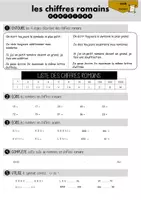 Aperçu - Feuilles d'exercices - Chiffres romains - siècles - durées - révisions (5è-6è) - Page de couverture