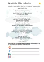 Vorschau - Arbeitsblätter - Gedichte: Sprachliche Bilder und Reime - Seite 3