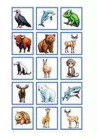Vorschau - Spiele - Memory® wild animals picture word game - Deckblatt