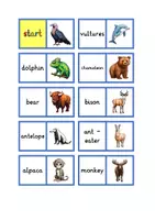 Vorschau - Spiele - Domino wild animals - Deckblatt