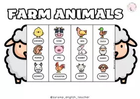 Vista previa - Manualidades / Dibujos para colorear - ANIMALS & BUGS FLIPBOOKS - página 3