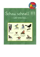Vorschau - Spiele - Schau schnell !!! Gartenvögel - Deckblatt