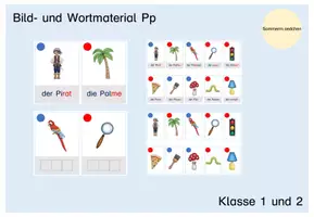 Vorschau - Fördermaterial/Inklusion - Materialpaket Buchstabeneinführung: Lern- und Bildmaterial - Deckblatt