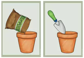 Vorschau - Arbeitsblätter - Vorgangsbeschreibung Pflanze Blume pflanzen - Seite 3